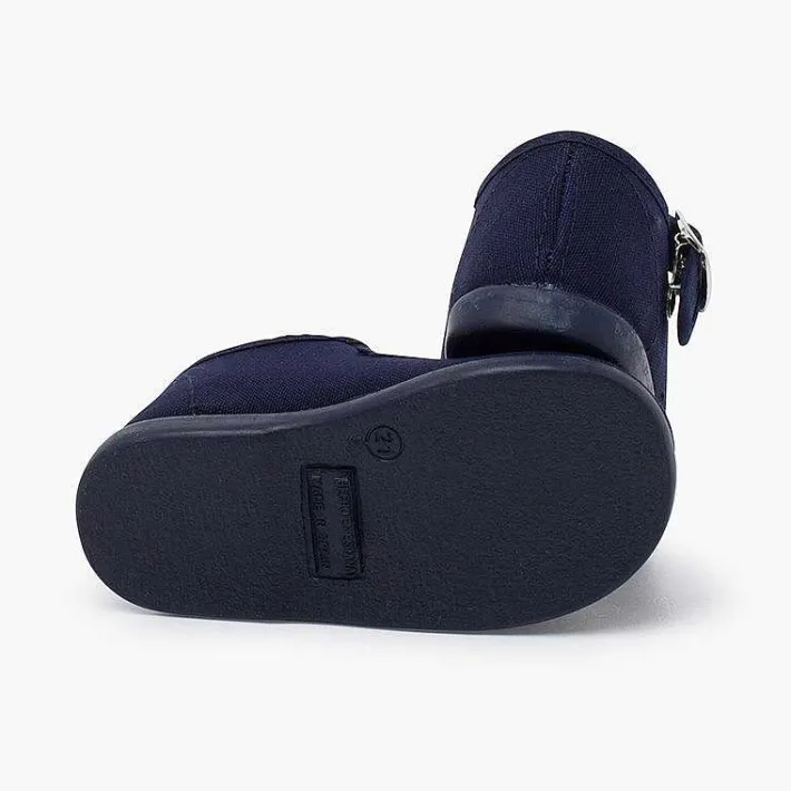 Pisamonas Mary Janes>Girls Buckle Up Canvas Mary Janes