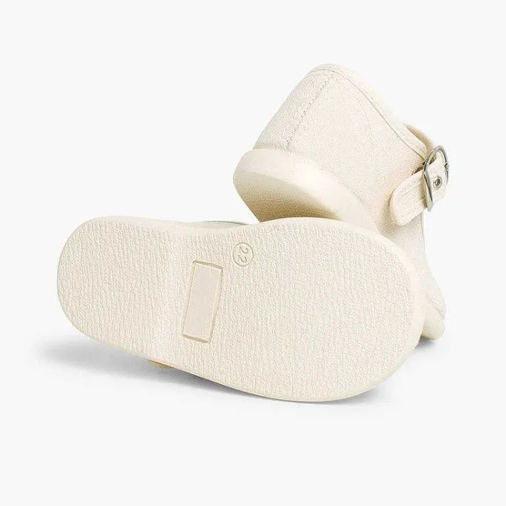 Pisamonas Mary Janes>Girls Buckle Up Canvas Mary Janes