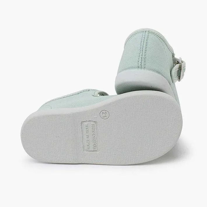 Pisamonas Mary Janes>Girls Buckle Up Canvas Mary Janes