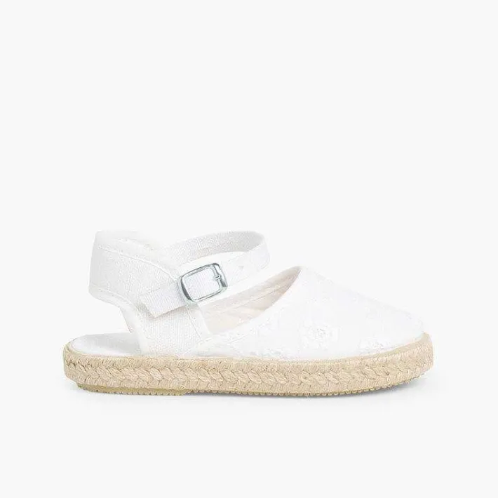 Pisamonas Espadrilles>Girls Buckle Up Espadrille Wedge