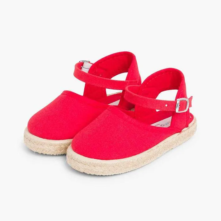 Pisamonas Espadrilles>Girls Buckle Up Espadrille Wedge