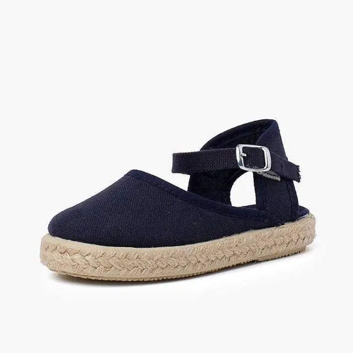 Pisamonas Espadrilles>Girls Buckle Up Espadrille Wedge