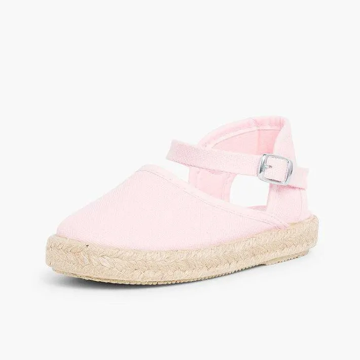Pisamonas Espadrilles>Girls Buckle Up Espadrille Wedge