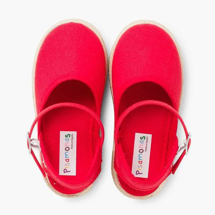 Pisamonas Espadrilles>Girls Buckle Up Espadrille Wedge