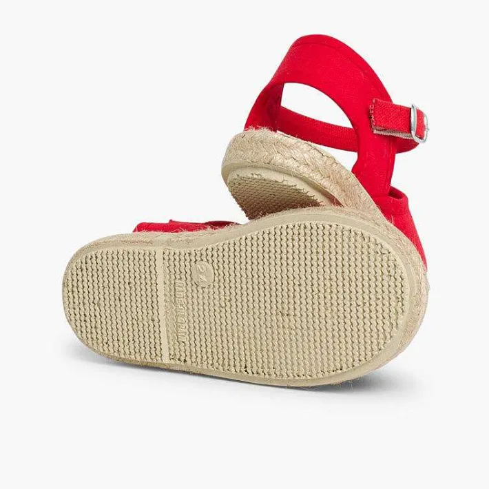Pisamonas Espadrilles>Girls Buckle Up Espadrille Wedge