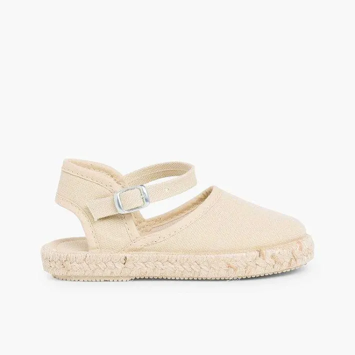 Pisamonas Espadrilles>Girls Buckle Up Espadrille Wedge