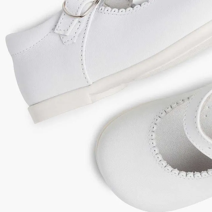 Pisamonas Mary Janes>Girls Buckle Up Leather Mary Janes