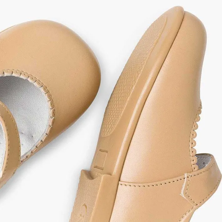 Pisamonas Mary Janes>Girls Buckle Up Leather Mary Janes