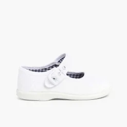 Pisamonas Mary Janes>Girls Canvas Mary Jane Shoes