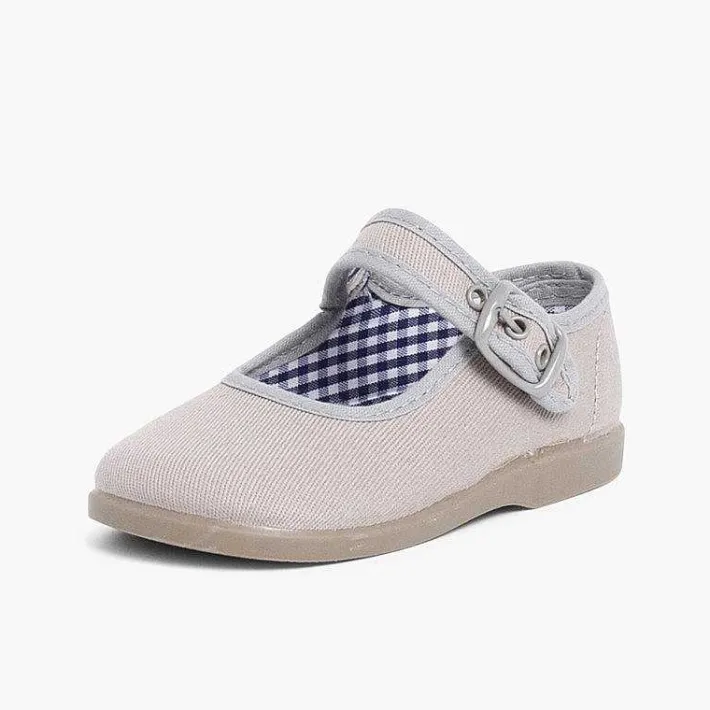 Pisamonas Mary Janes>Girls Canvas Mary Jane Shoes