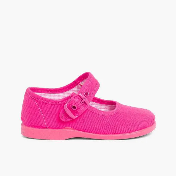 Pisamonas Mary Janes>Girls Canvas Mary Jane Shoes