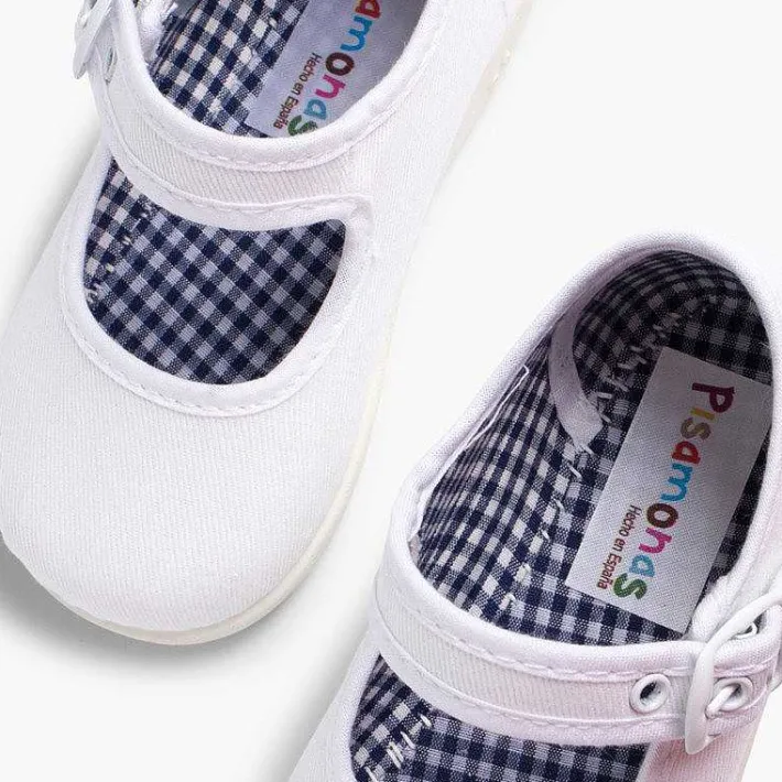 Pisamonas Mary Janes>Girls Canvas Mary Jane Shoes