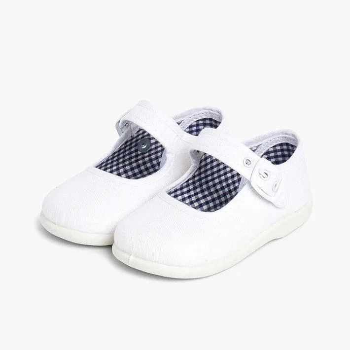 Pisamonas Mary Janes>Girls Canvas Mary Jane Shoes