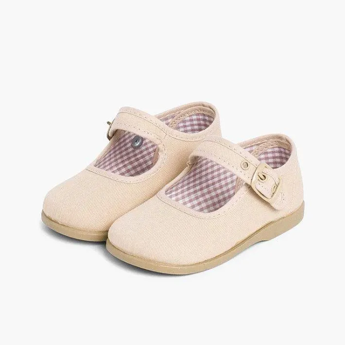 Pisamonas Mary Janes>Girls Canvas Mary Jane Shoes