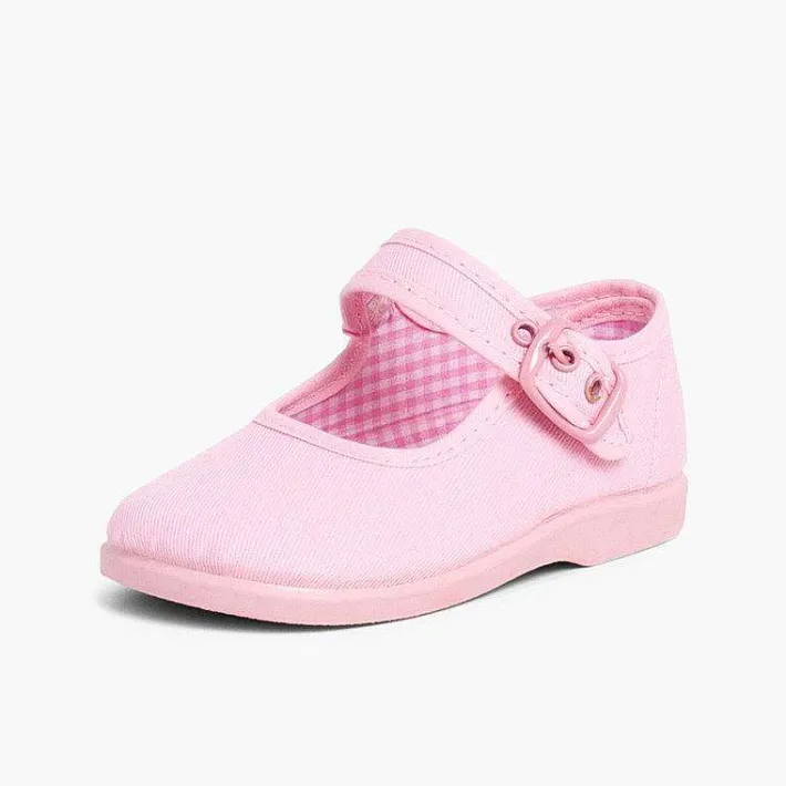 Pisamonas Mary Janes>Girls Canvas Mary Jane Shoes