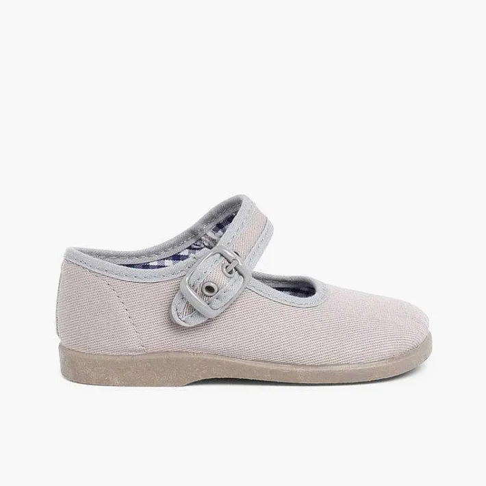 Pisamonas Mary Janes>Girls Canvas Mary Jane Shoes