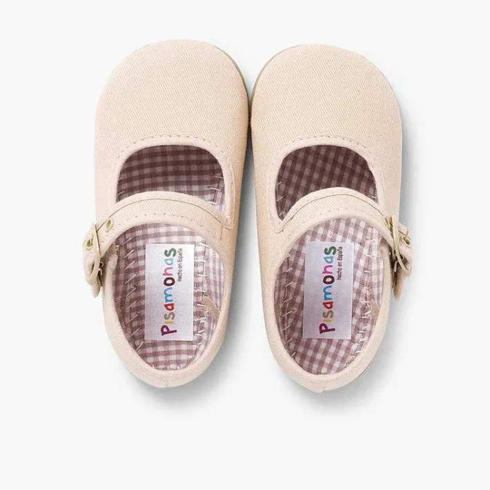 Pisamonas Mary Janes>Girls Canvas Mary Jane Shoes