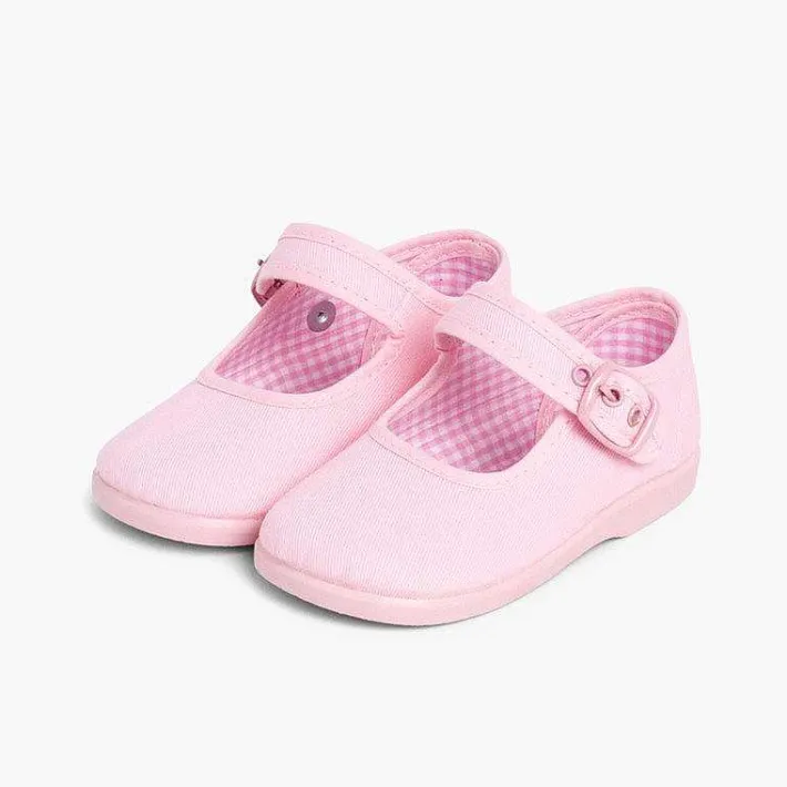 Pisamonas Mary Janes>Girls Canvas Mary Jane Shoes
