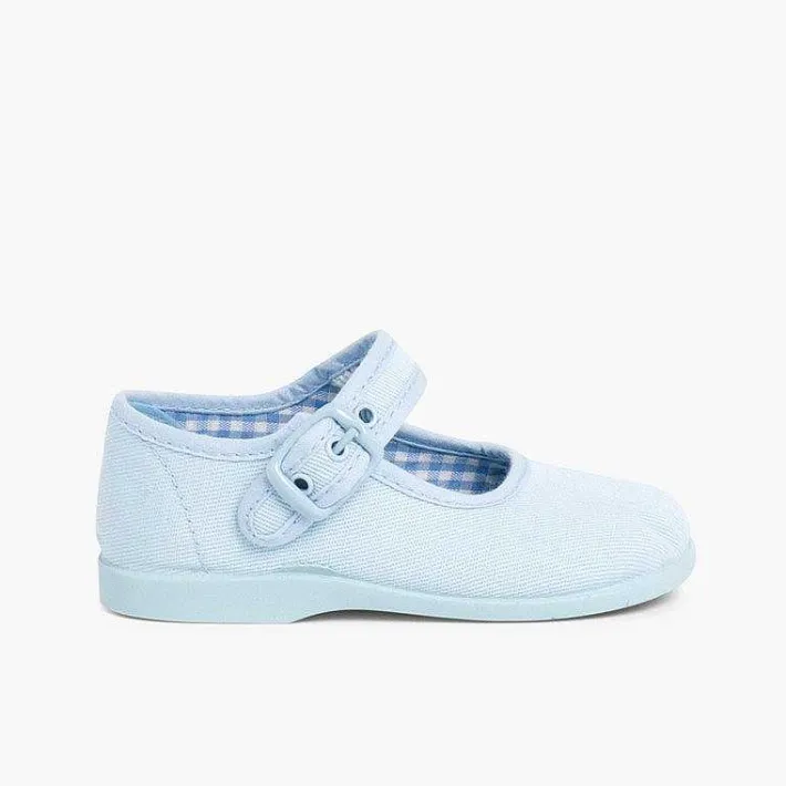 Pisamonas Mary Janes>Girls Canvas Mary Jane Shoes