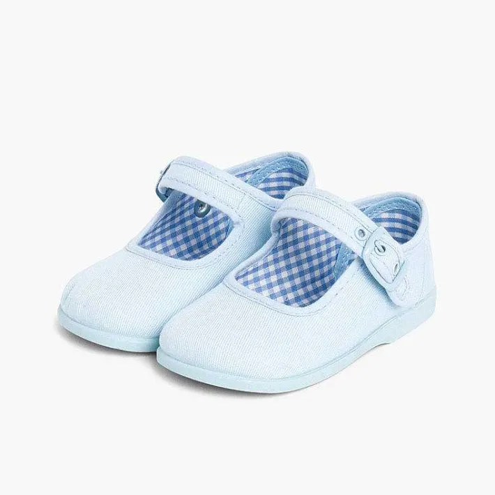 Pisamonas Mary Janes>Girls Canvas Mary Jane Shoes