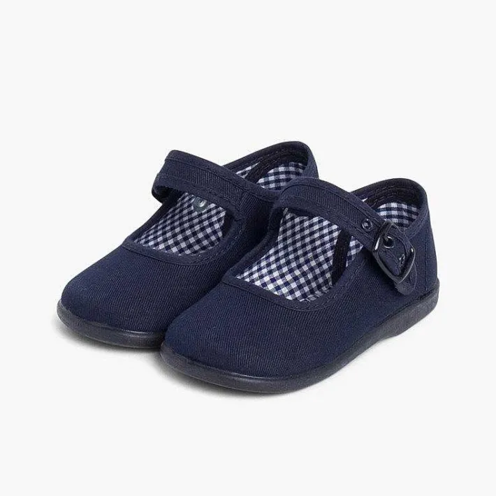 Pisamonas Mary Janes>Girls Canvas Mary Jane Shoes