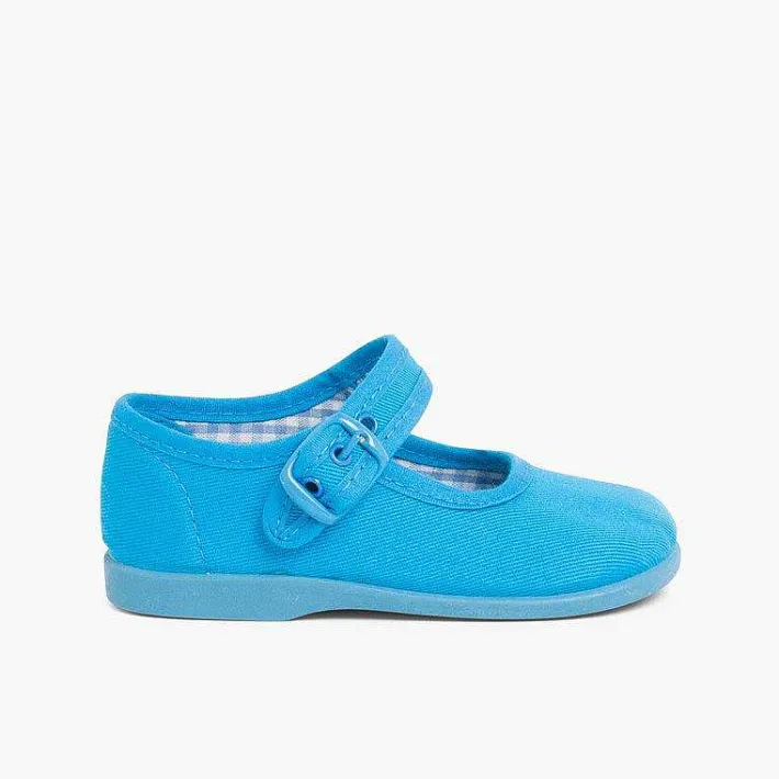 Pisamonas Mary Janes>Girls Canvas Mary Jane Shoes