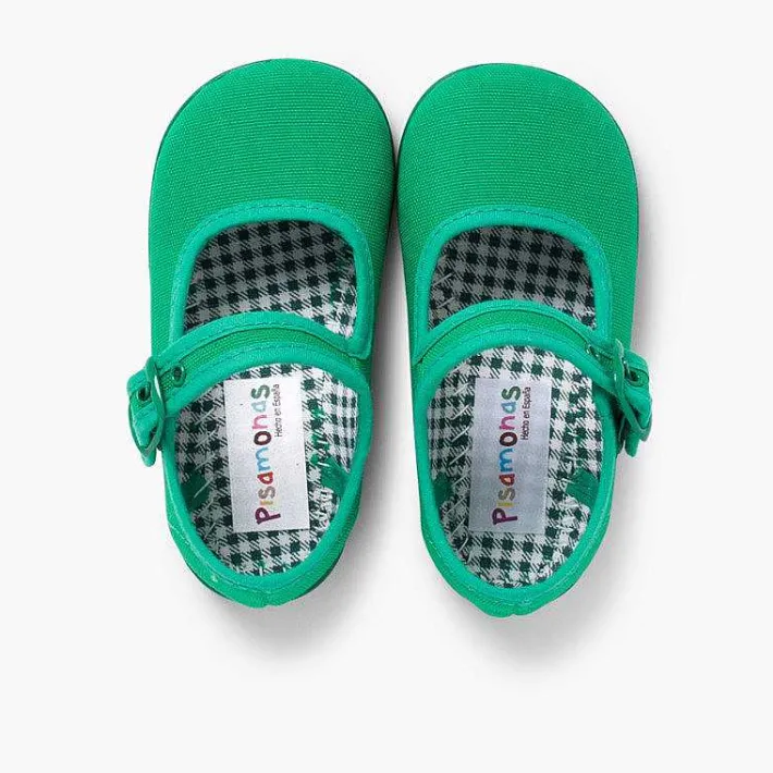 Pisamonas Mary Janes>Girls Canvas Mary Jane Shoes