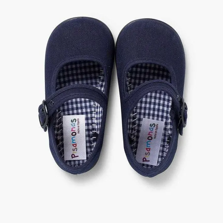 Pisamonas Mary Janes>Girls Canvas Mary Jane Shoes