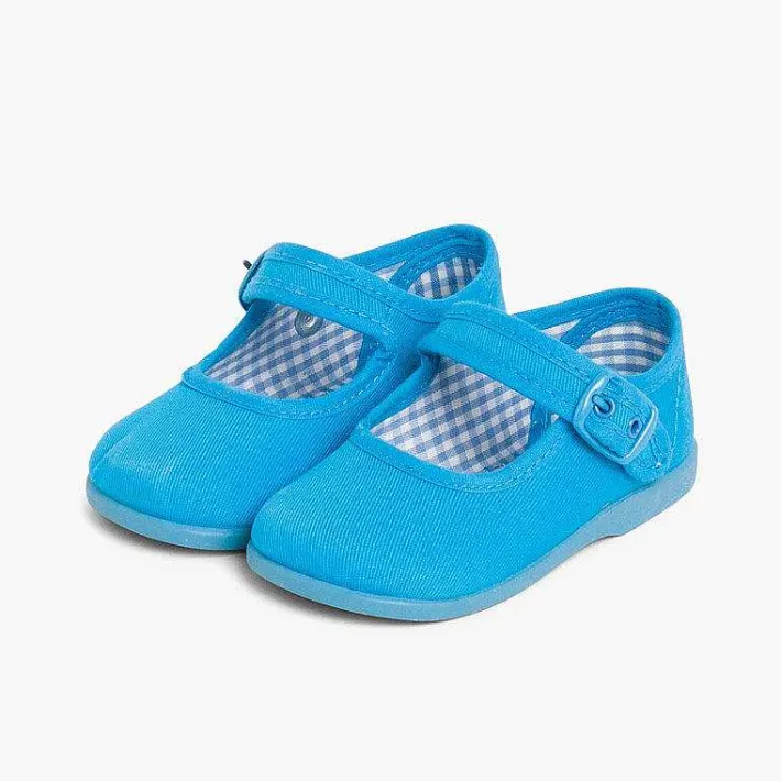 Pisamonas Mary Janes>Girls Canvas Mary Jane Shoes