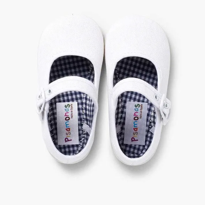 Pisamonas Mary Janes>Girls Canvas Mary Jane Shoes