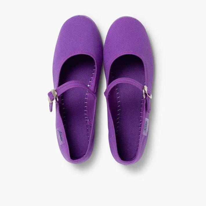 Pisamonas Mary Janes>Girls Canvas Mary Janes By La Cadena