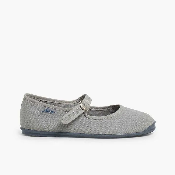 Pisamonas Mary Janes>Girls Canvas Mary Janes By La Cadena