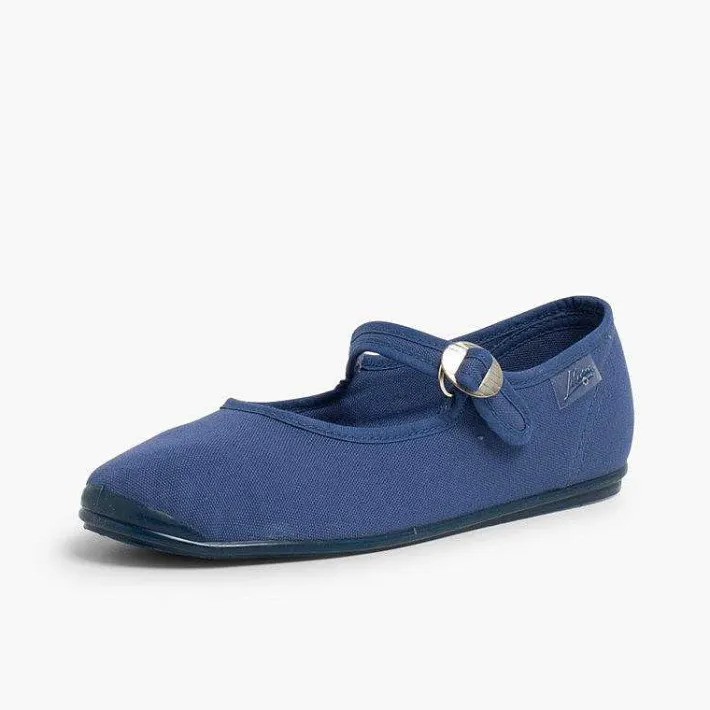 Pisamonas Mary Janes>Girls Canvas Mary Janes By La Cadena