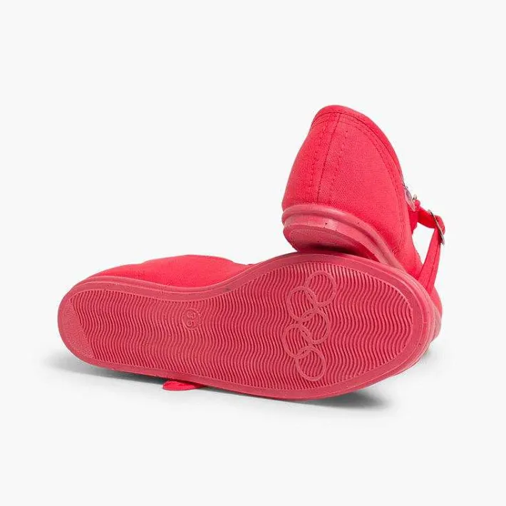 Pisamonas Mary Janes>Girls Canvas Mary Janes By La Cadena