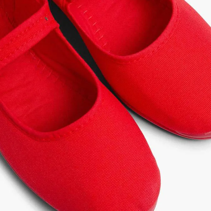 Pisamonas Mary Janes>Girls Canvas Mary Janes By La Cadena