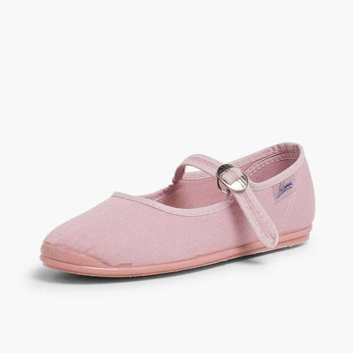 Pisamonas Mary Janes>Girls Canvas Mary Janes By La Cadena