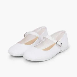 Pisamonas Mary Janes>Girls´ Canvas Mary Janes With Buckle Fastening