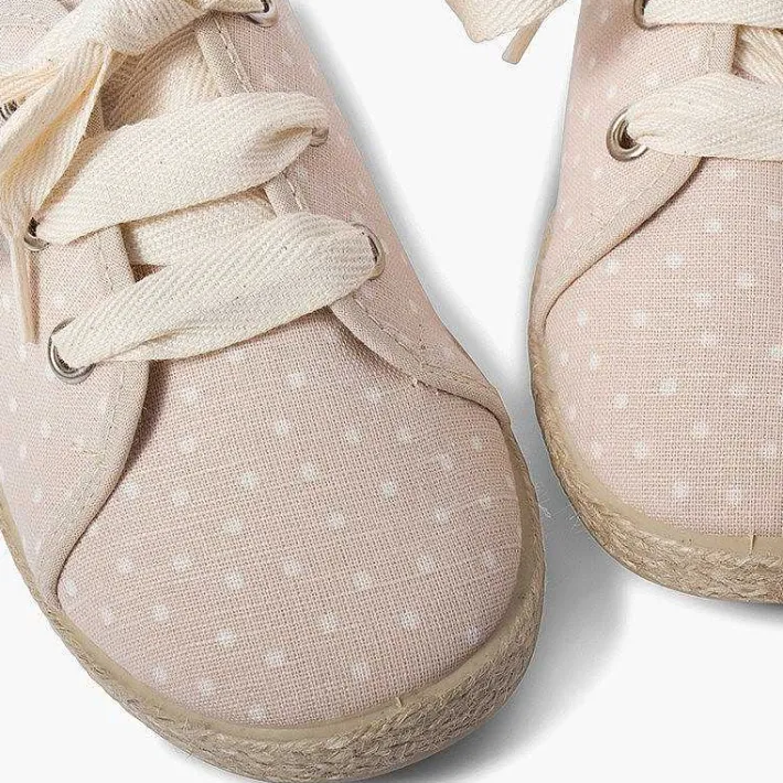 Pisamonas Espadrilles>Girls´ Canvas Pointe Trainers