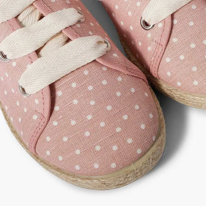 Pisamonas Espadrilles>Girls´ Canvas Pointe Trainers
