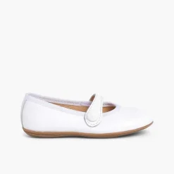 Pisamonas Mary Janes>Girls Ceremonial Leather Mary Jane Shoes