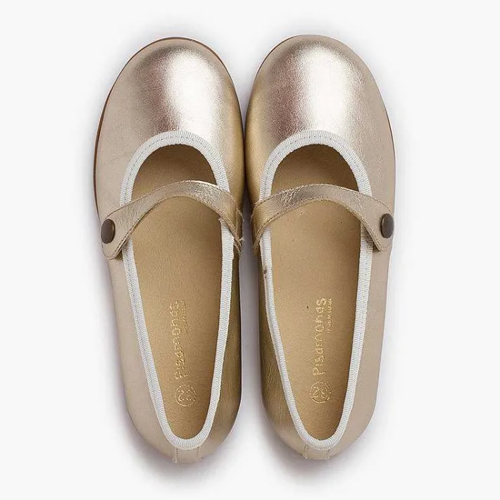 Pisamonas Mary Janes>Girls Ceremonial Leather Mary Jane Shoes