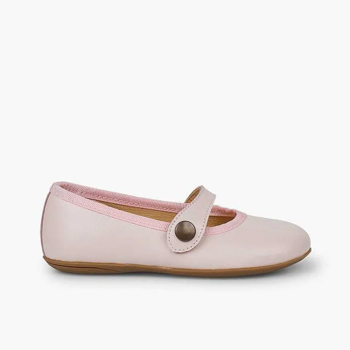 Pisamonas Mary Janes>Girls Ceremonial Leather Mary Jane Shoes