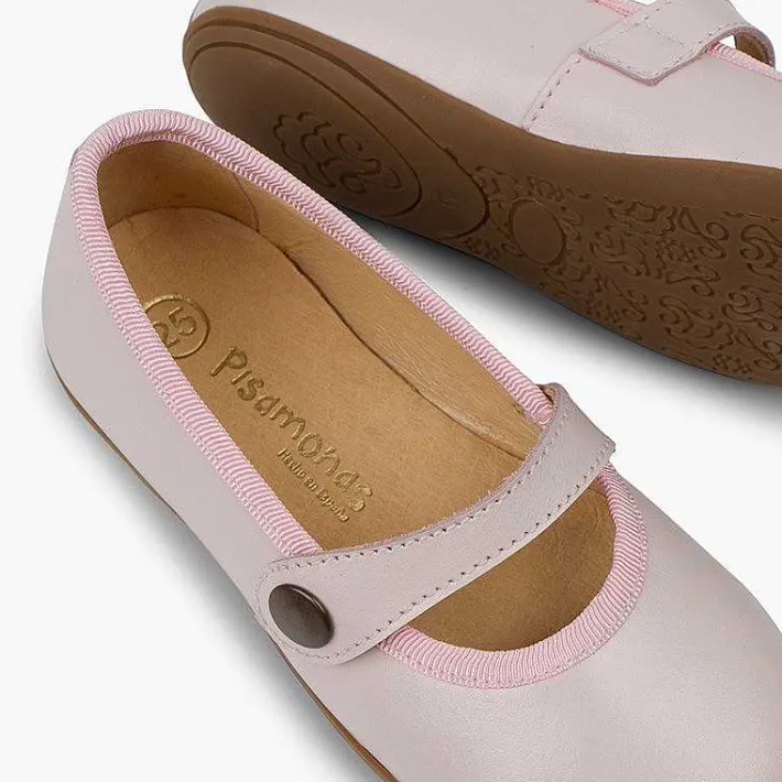 Pisamonas Mary Janes>Girls Ceremonial Leather Mary Jane Shoes