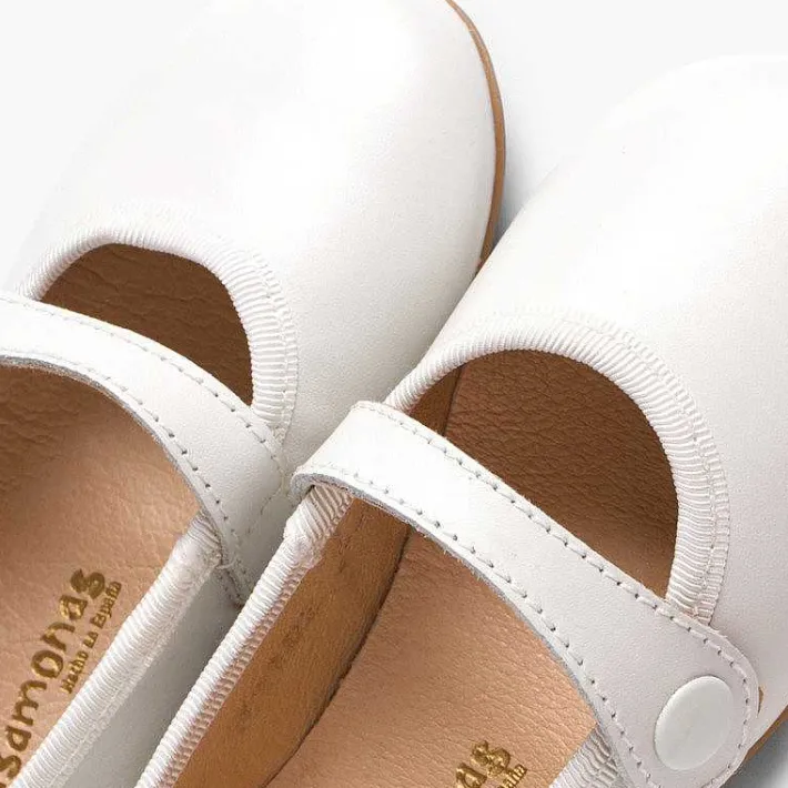 Pisamonas Mary Janes>Girls Ceremonial Leather Mary Jane Shoes