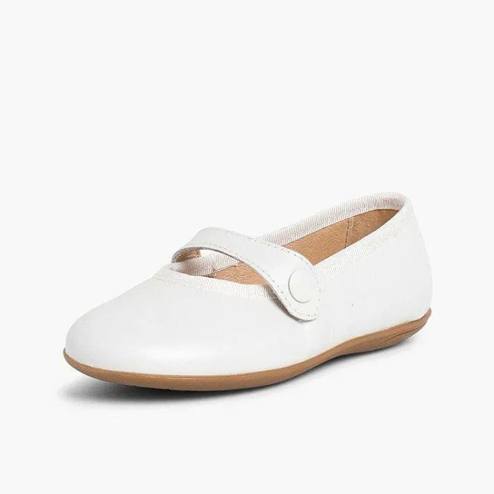 Pisamonas Mary Janes>Girls Ceremonial Leather Mary Jane Shoes