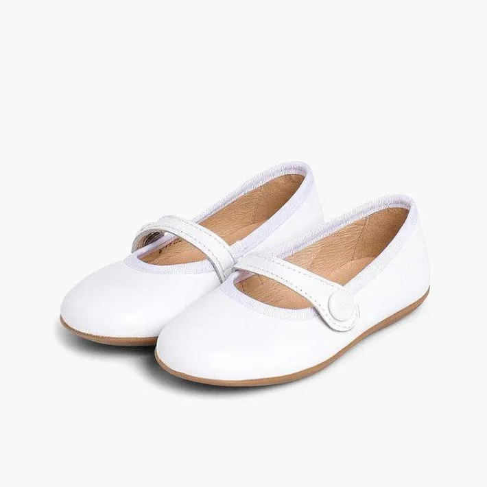 Pisamonas Mary Janes>Girls Ceremonial Leather Mary Jane Shoes