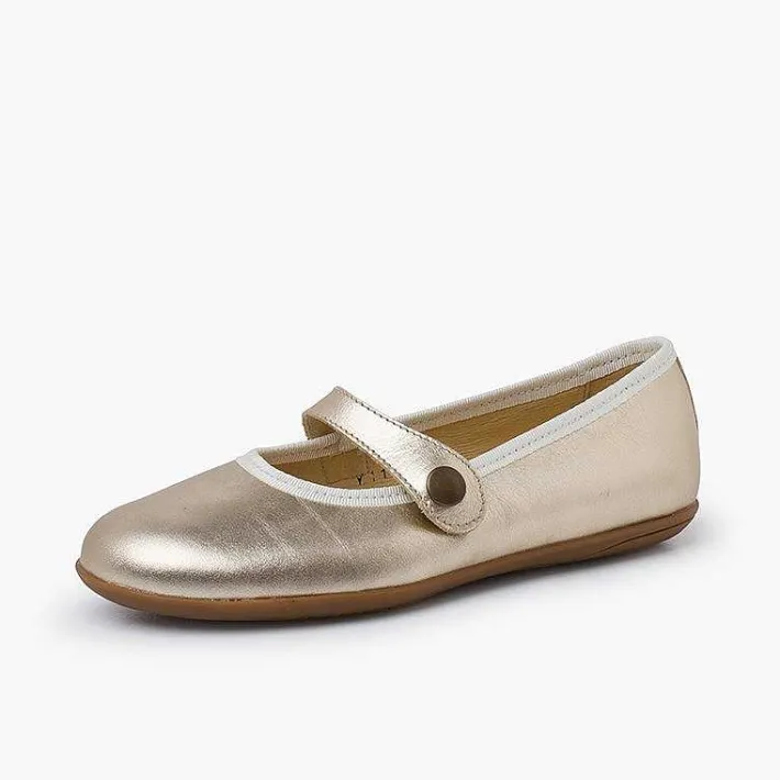 Pisamonas Mary Janes>Girls Ceremonial Leather Mary Jane Shoes