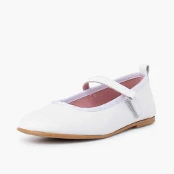 Pisamonas Mary Janes>Girl'S Ceremony Mary Janes With Thin Riptape Strap