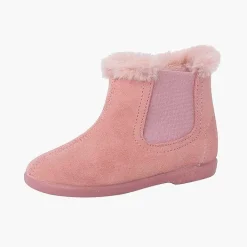 Pisamonas Boots>Girl'S Chelsea Boots With Furry Collar