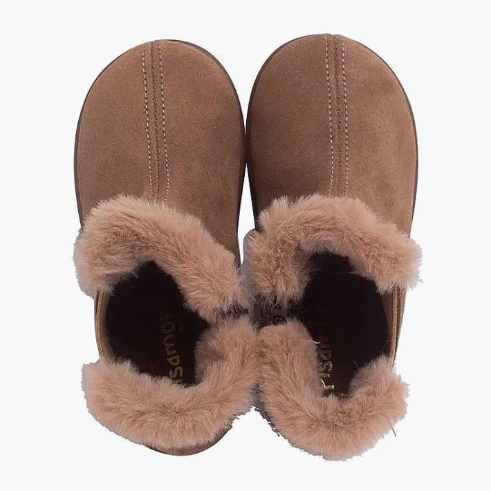 Pisamonas Boots>Girl'S Chelsea Boots With Furry Collar